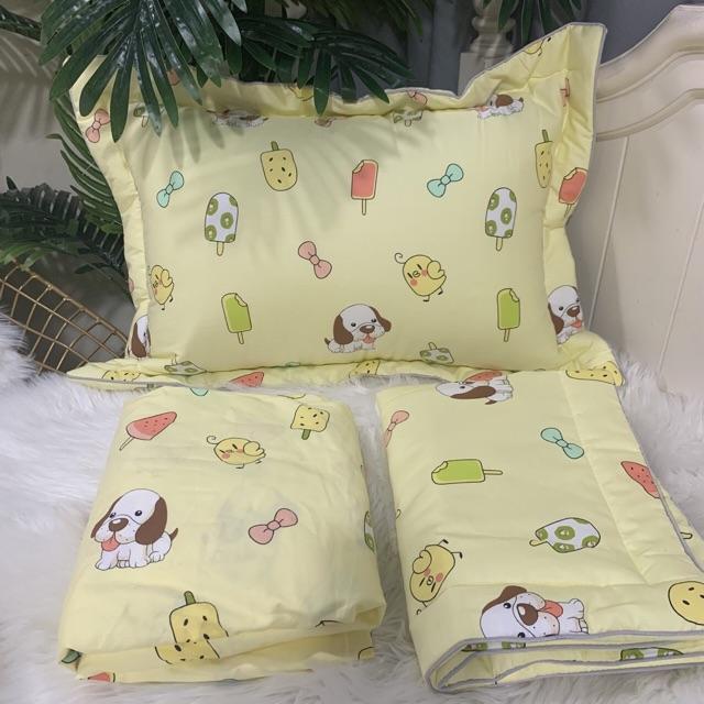 Combo 1 ga 2 áo gối cotton 100% mềm mát