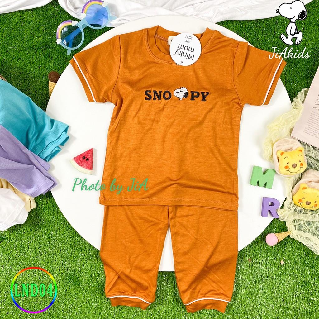 Bộ Cộc Tay Quần Dài Cho Bé LND04 Đồ Bộ Thun Lạnh Cao Cấp Mềm Mịn Thoáng Mát