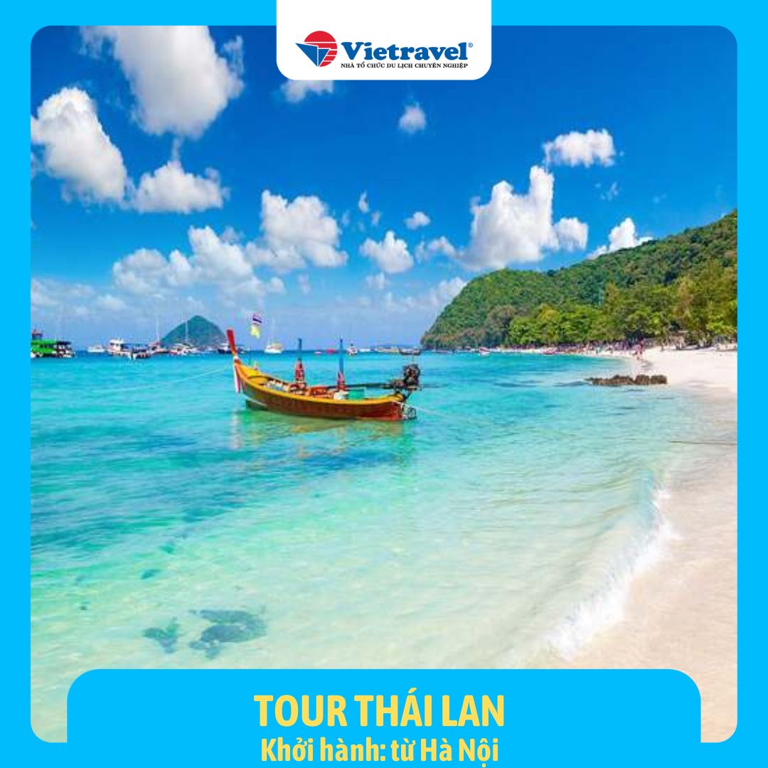 Hình ảnh [EVoucher Vietravel] Hà Nội: Bangkok - Pattaya (Khách sạn 4*, tặng Buffet tại tòa nhà 86 tầng BaiYoke Sky)