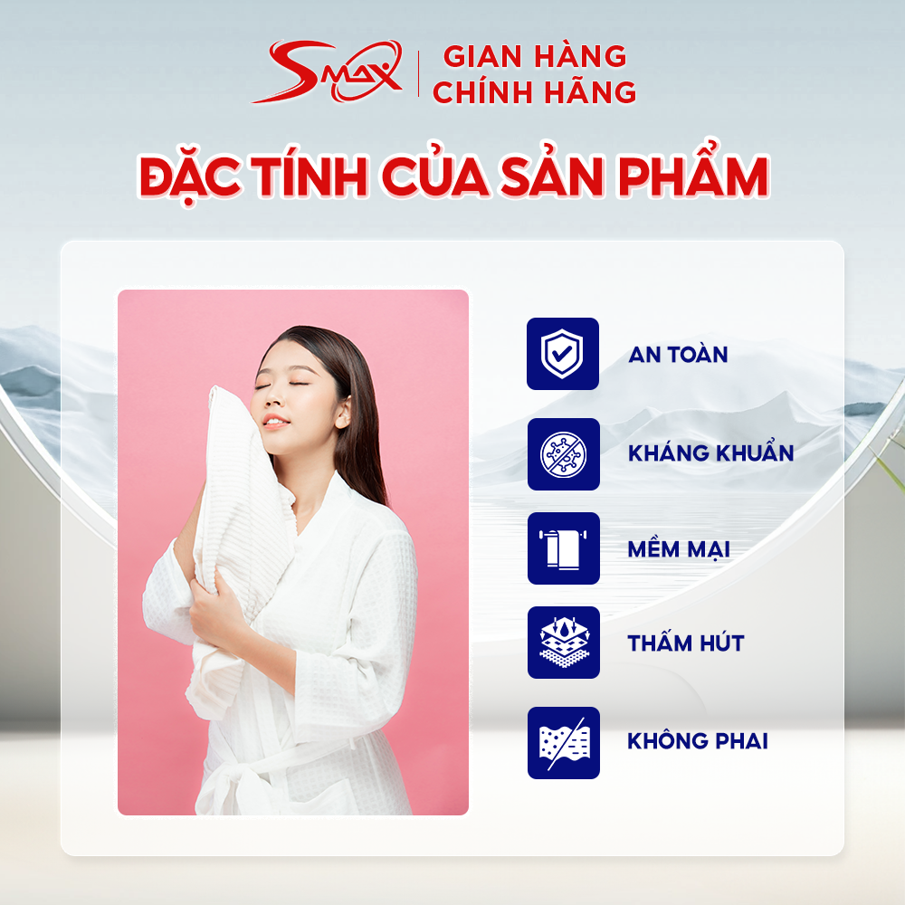 Khăn Gội Đầu Cotton 100% - Dày Dặn, Thấm Hút Nhanh Chất Liệu Cao Cấp, Không Xù Bông Không Phai Màu, KT4