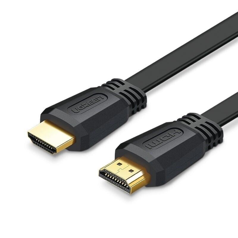 Ugreen UG50821ED015TK 5M màu đen Cáp tín hiệu HDMI dẹt - HÀNG CHÍNH HÃNG