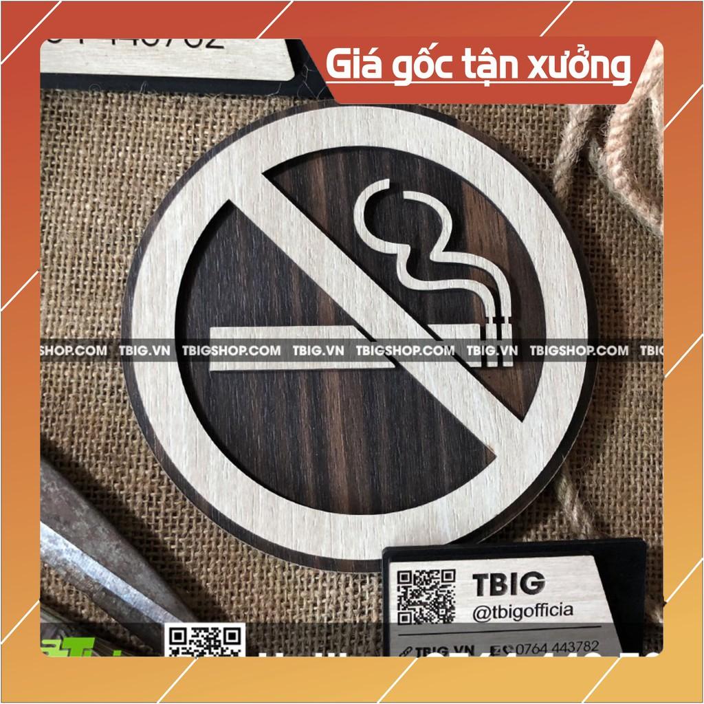 Bảng cấm thuốc  gỗ mặt veneer