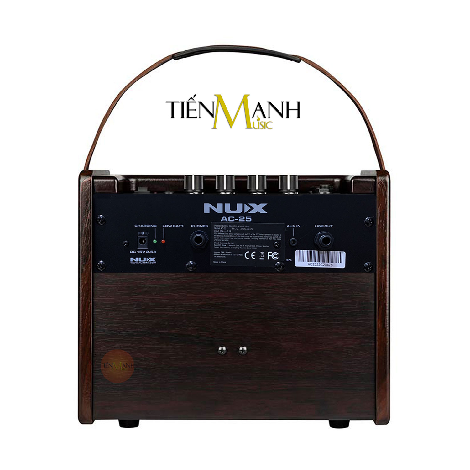 Amply Guitar Acoustic Nux AC25 - Loa Ampli AC-25 Amplifier Hàng Chính Hãng - Kèm Móng Gẩy DreamMaker