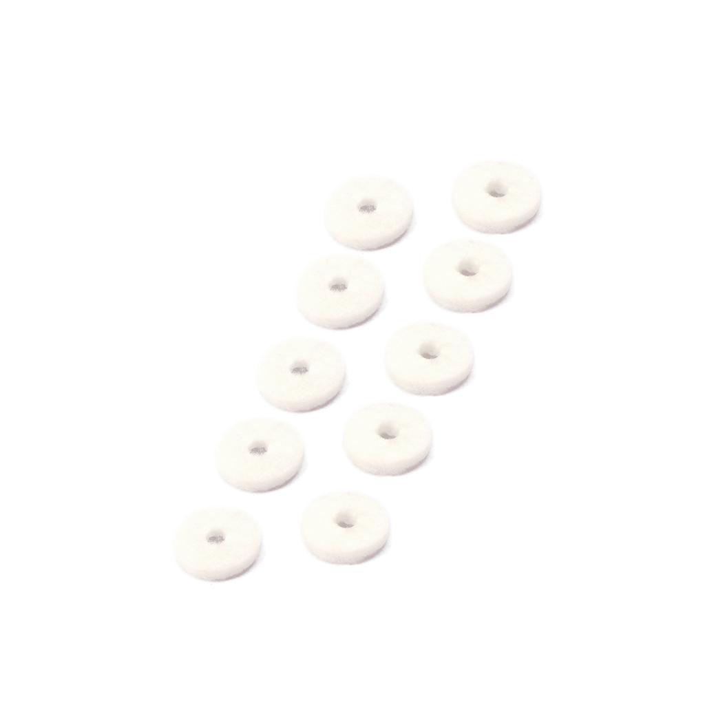 90 Pcs Piano Keyboard Felt Front Rail Regulating Punchings for Pianos 12mm