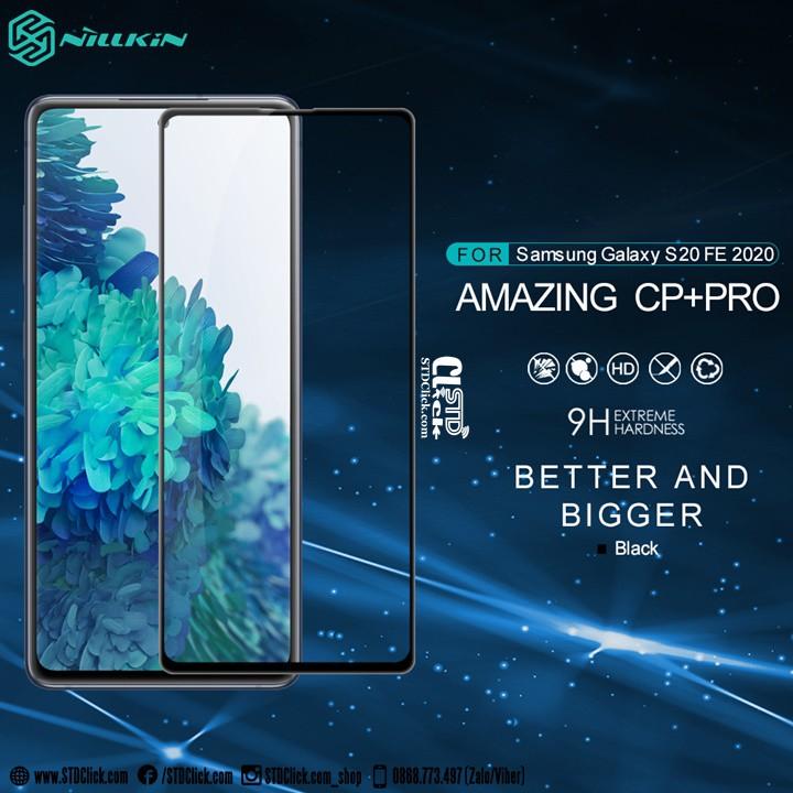 KÍNH CƯỜNG LỰC DÀNH CHO ĐIỆN THOẠI SAMSUNG GALAXY S20 FE NILLKIN CP+PRO 2.5D