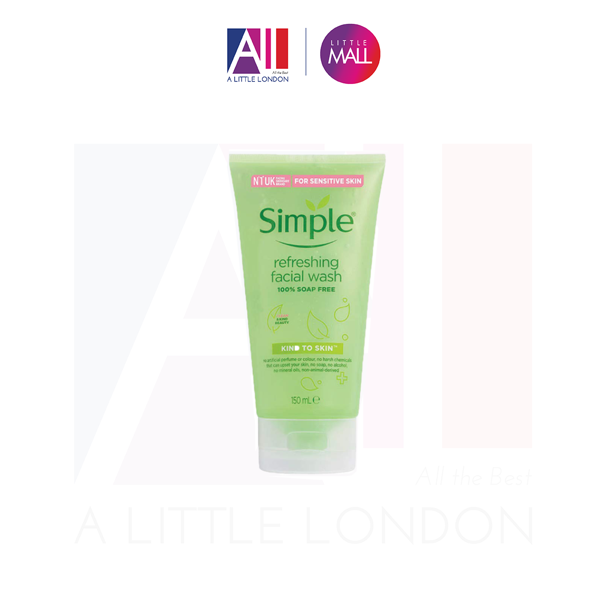 [MẪU MỚI] Sữa Rửa Mặt Dạng Gel Simple Refreshing (150ml) -