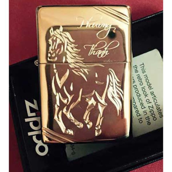 Bật Lửa ZIPPO KHẮC NGỰA 08 – 270.NGUA08