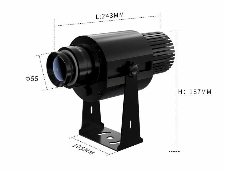 Đèn chiếu logo ngoài trời chống nước công suất 25w