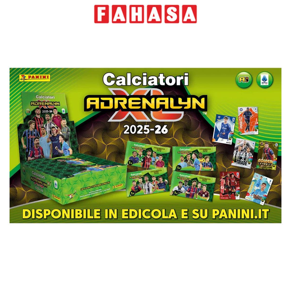 Gói Thẻ Hình Calciatori 2025-26 Adrenalyn XL - Panini (6 Cards Ngẫu Nhiên/Túi)