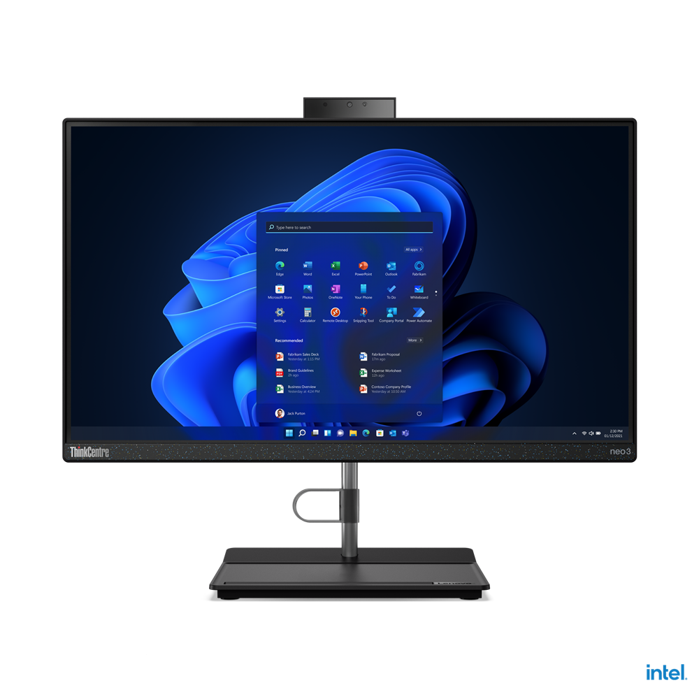 Máy Tính Để Bàn Tích Hợp Lenovo All in one ThinkCentre neo 30a 22 12B1002NVN / 12th Generation Intel Core i3-1220P (up to 4.4Ghz, 12MB)/ RAM 8GB/ 256GB SSD/ Intel UHD Graphics/  21.5inch/ K&amp;M/ Win 11H - Hàng Chính Hãng