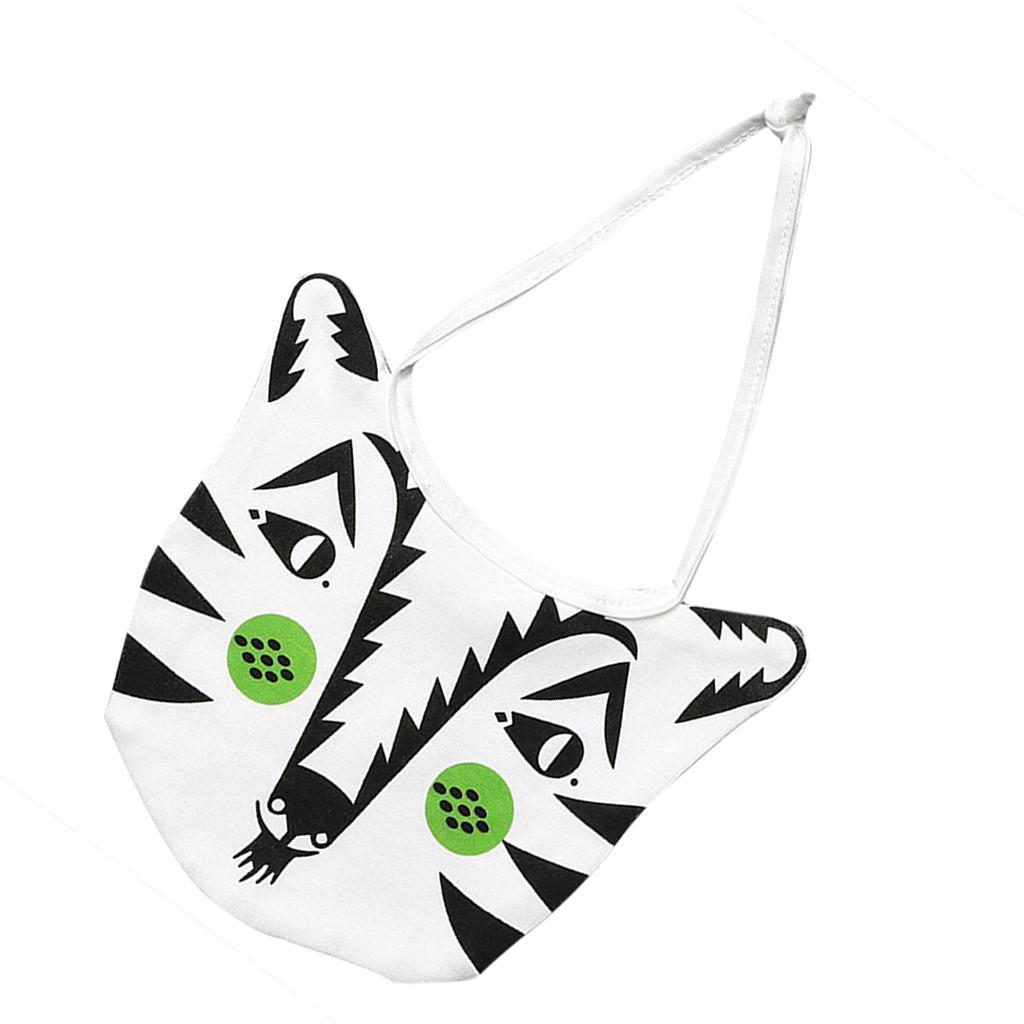 Waterproof Bibs Baby Kids Tiger/Bear Cotton Bandana Feeding Saliva Towel Children Supplies