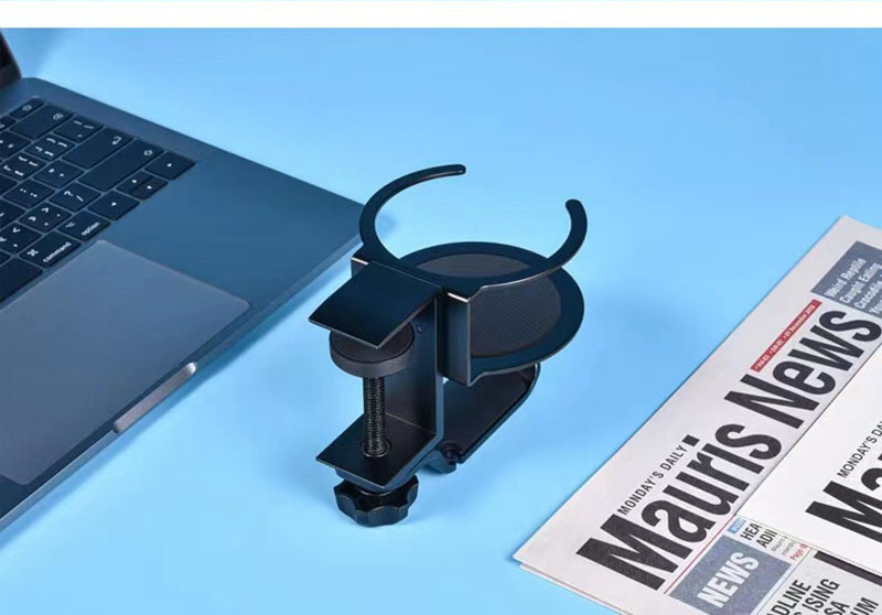 Giá Để Cốc Nước Kẹp Cạnh Bàn; Kẹp Đỡ Ly Nước; Giá Đở Giữ Tai Nghe Headphone; Kẹp Cốc Nước < 65mm