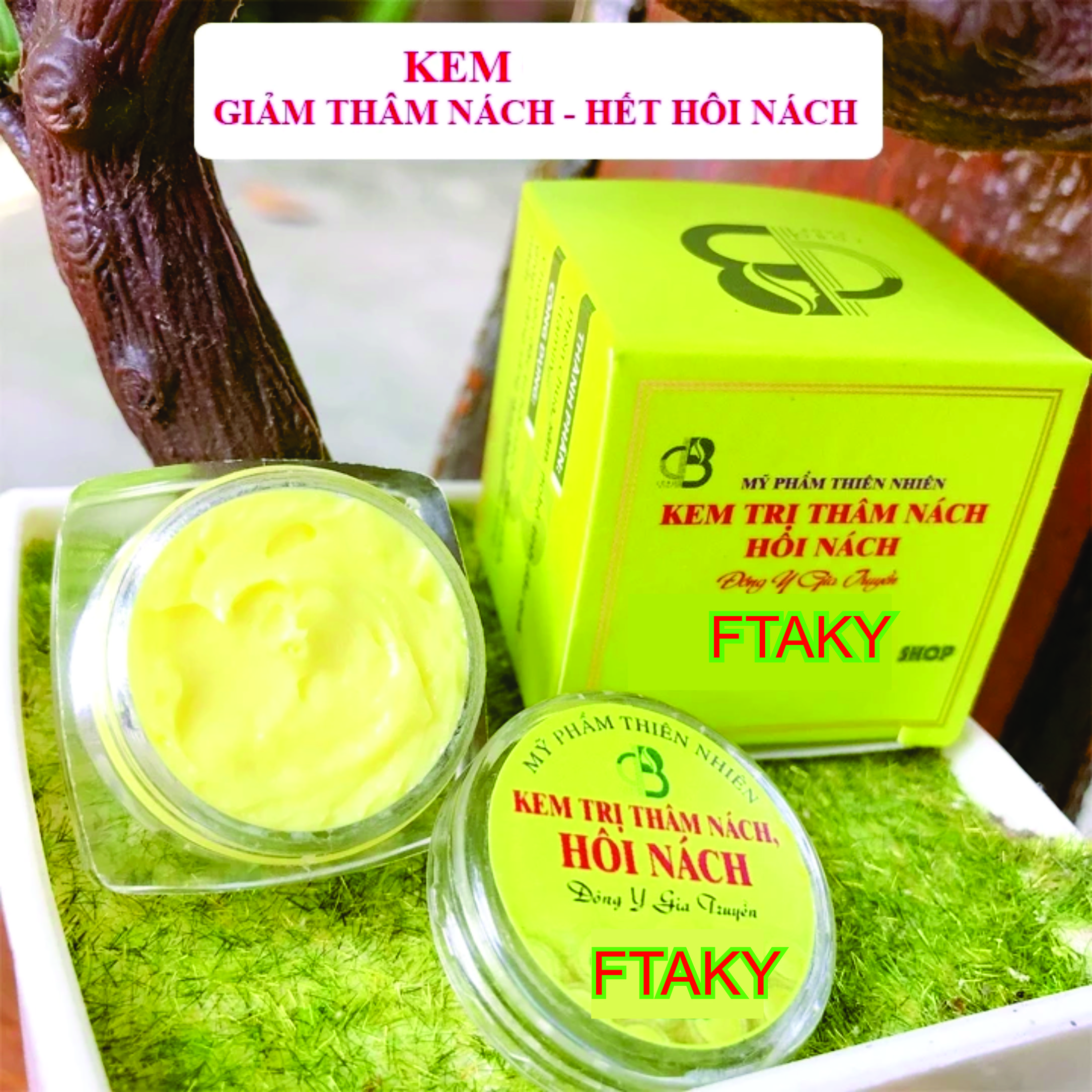 Kem Thâm Nách Hôi Nách, Kem Cô Bơ Đông Y Gia Truyền, Giúp Loại Bỏ Mùi Hôi, Dưỡng Trắng Nách Chiết Xuất Từ Thiên Nhiên