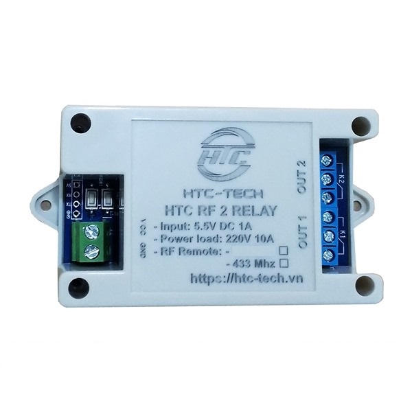 HTC-TECH Module HTC RF 2 Relay 433Mhz - BUX - Hàng Chính Hãng