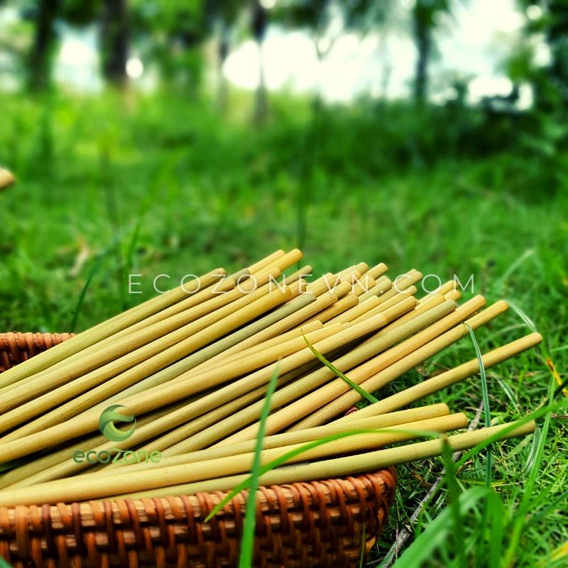 Thùng 3000 ống hút cỏ bàng khô Ecozone cao cấp tiết kiệm - Grass Straws - Hàng xuất khẩu