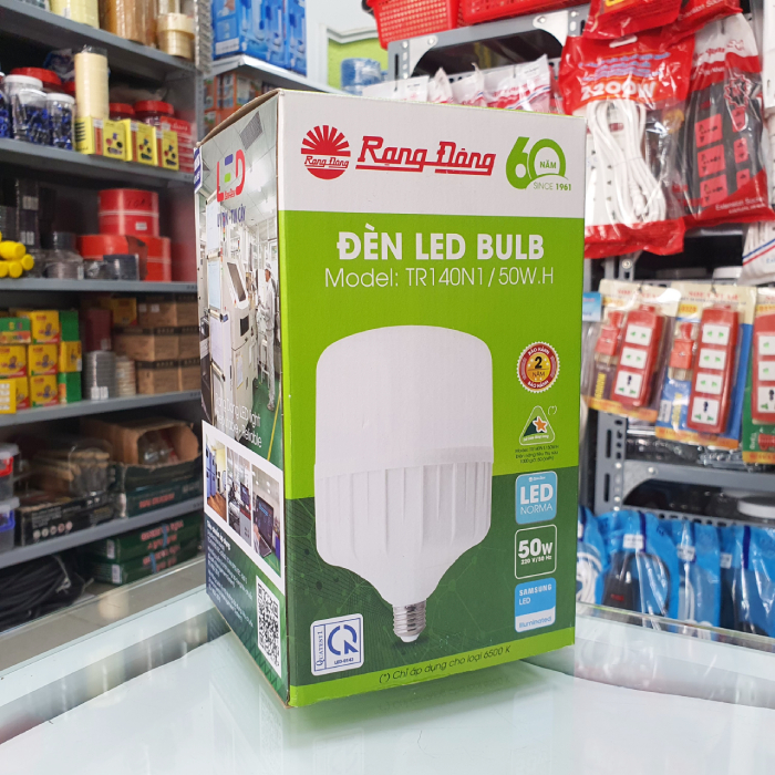 Bóng đèn LED Bulb trụ 20W 30W 50W Rạng_Đông