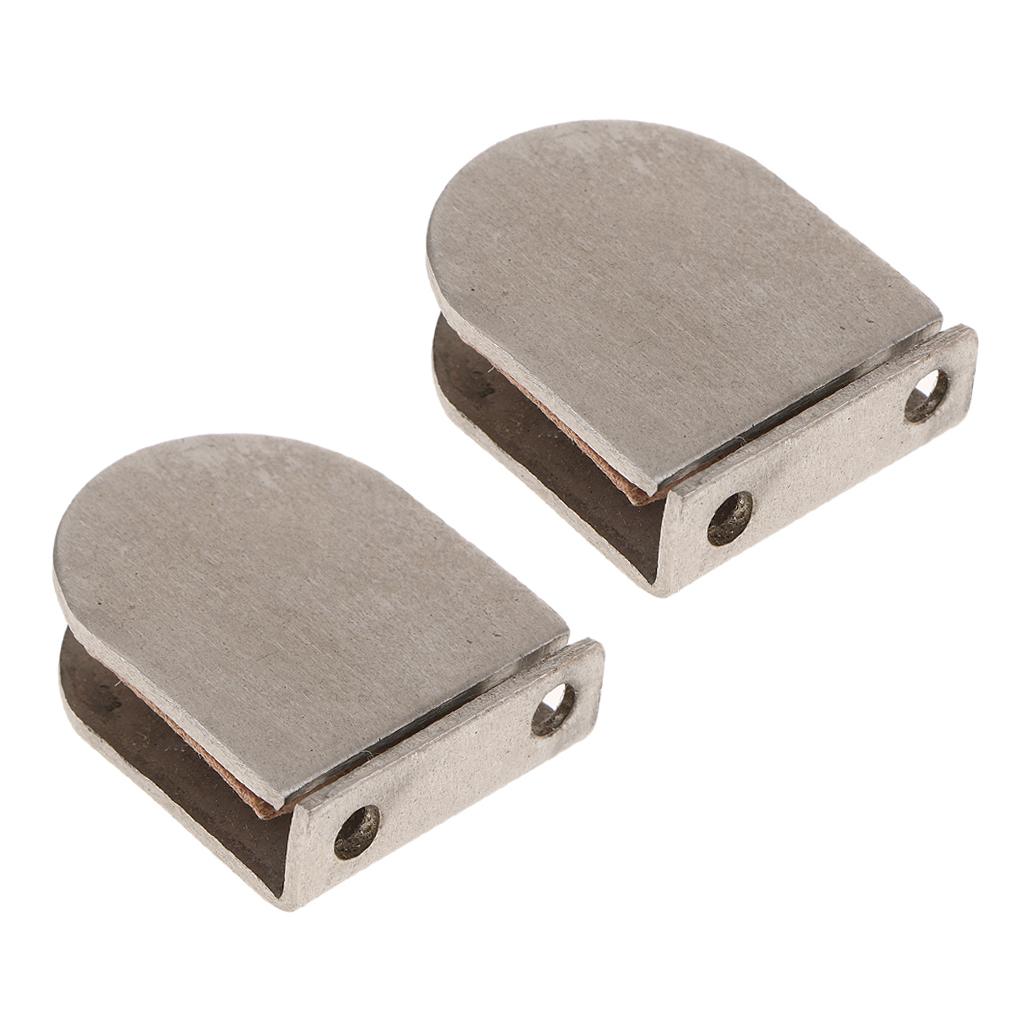 2 Pieces Glass Clips, Suitable for Fixing Bathroom Glass,Office Seat Glass,