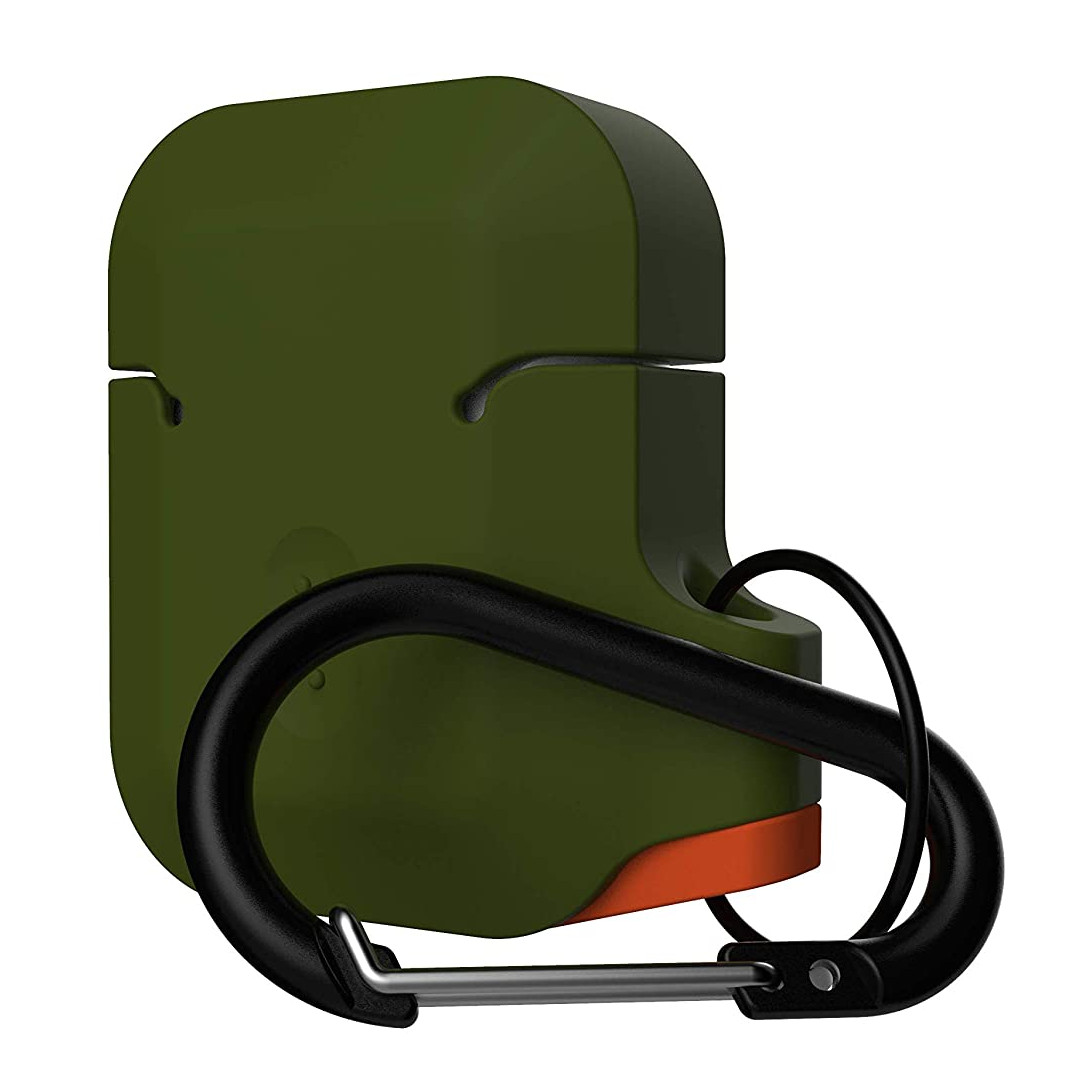 Bao case bảo vệ cho Airpods 1 / Airpods 2 UAG Silicone Olive Drab _ Hàng Chính Hãng