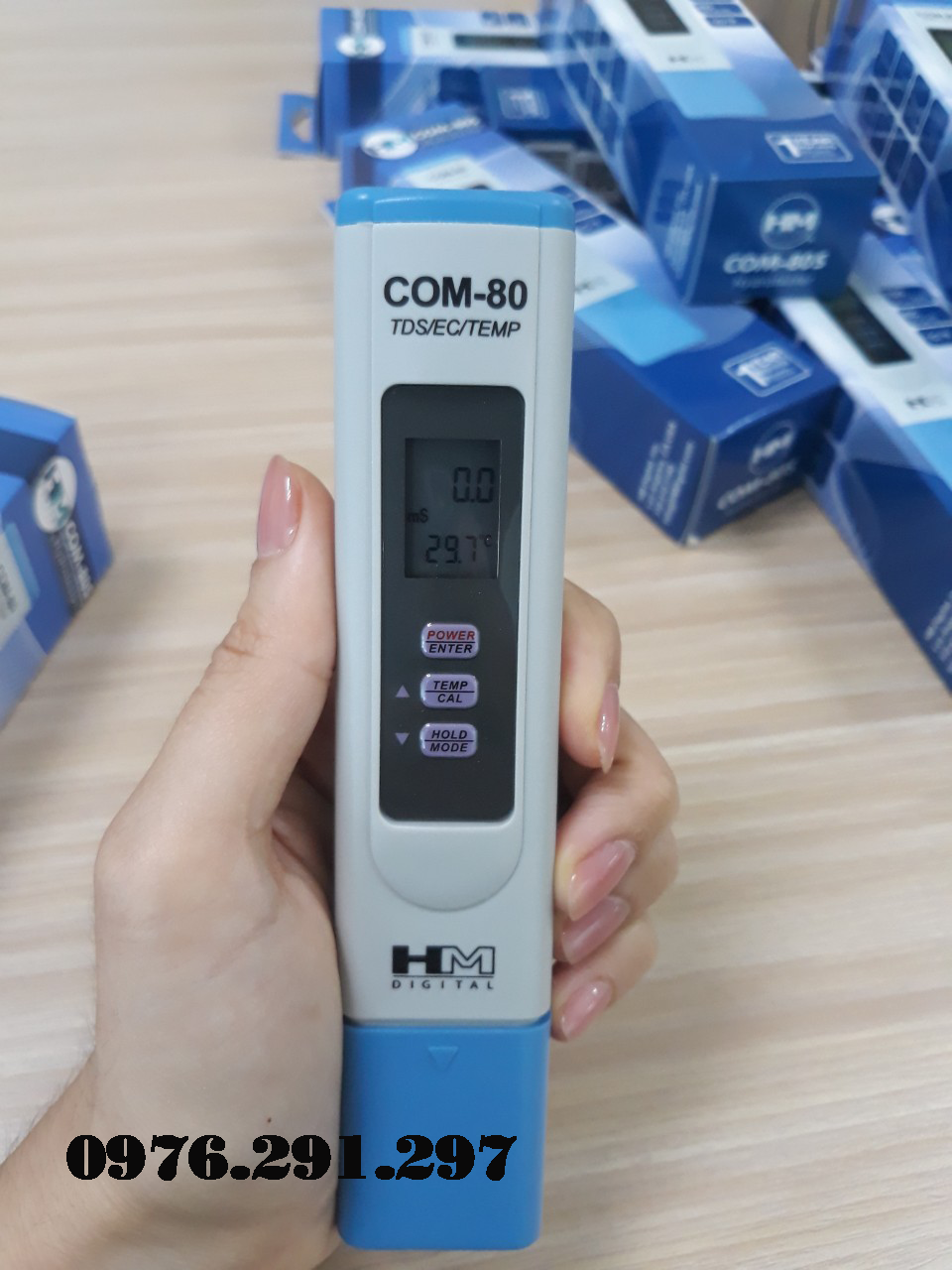Bút đo dinh dưỡng - Bút đo TDS và EC trong nước Com80 - HMDigital Mỹ