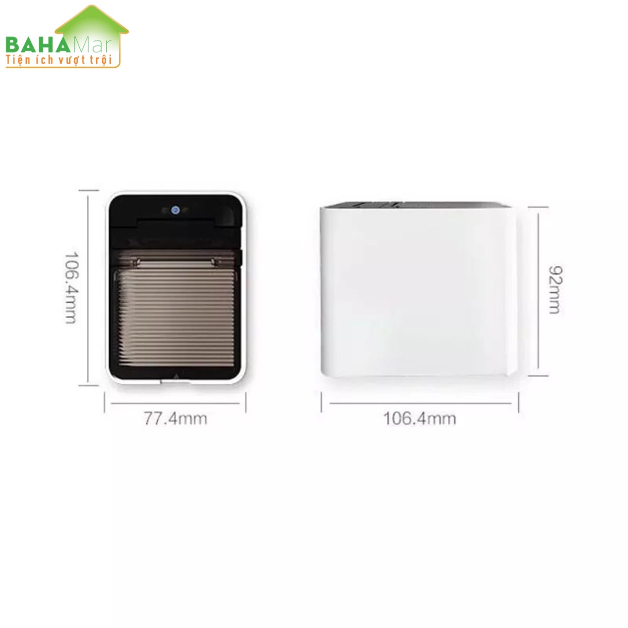 HỘP TĂM CẢM BIẾN HỒNG NGOẠI TỰ ĐỘNG MỞ CÓ KHỬ TRÙNG TIA UV BAHAMAR tự mở khi có chuyển động để tăm được đẩy ra g nghệ thông minh mới dùng cảm ứng đ