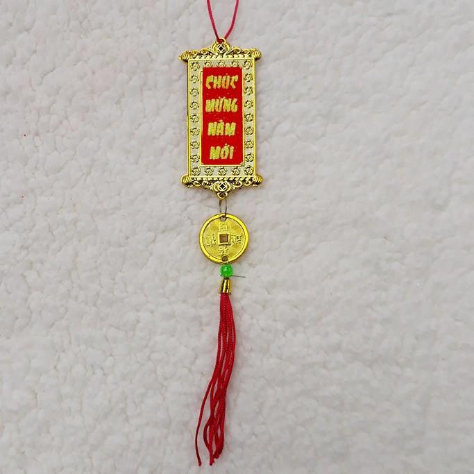 Combo 10 thẻ bài treo cây mai cây đào trang trí Tết