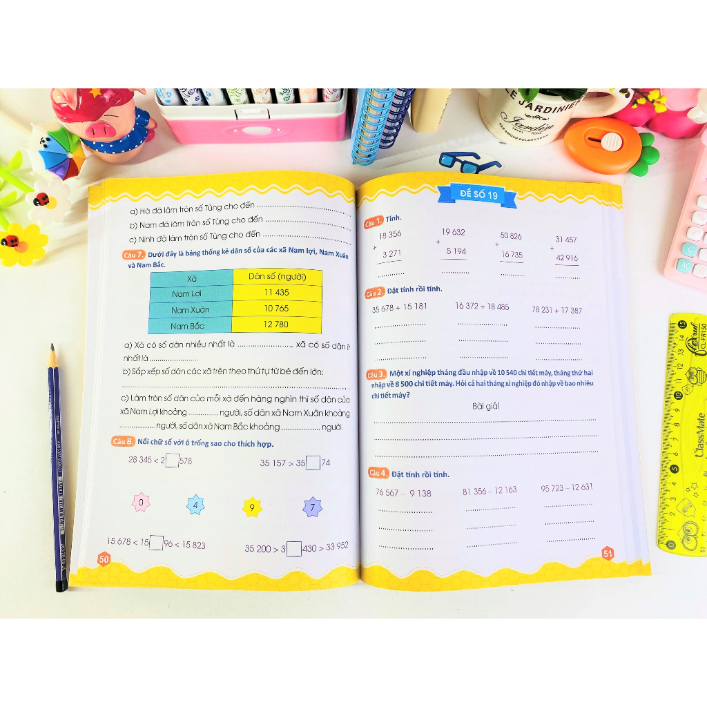 Sách - 45 Đề Ôn Luyện và Kiểm Tra Toán 3 - Biên soạn theo chương trình giáo dục phổ thông mới - ndbooks