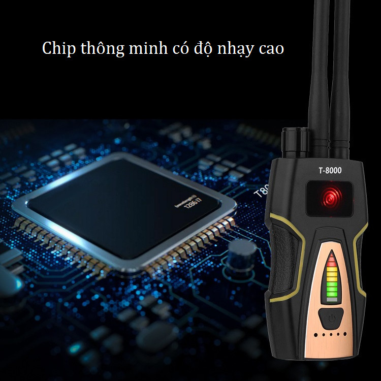 Máy dò định vị, camera T8000