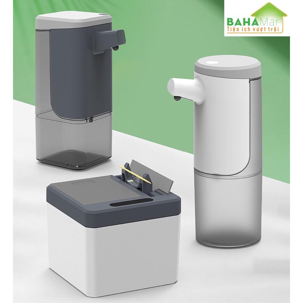 HỘP TĂM CẢM BIẾN THÔNG MINH TỰ ĐỘNG NHẢ TĂM "BAHAMAR" cảm ứng hồng ngoại sẽ tự mở khi có chuyển động để tăm có thể kéo r