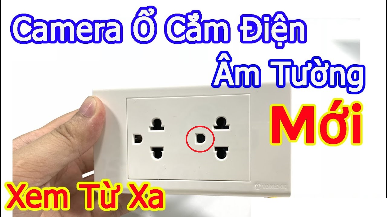Ổ cắm điện cao cấp 220V gia đình WiFi 4k FullHD 1080P - Ổ cắm WiFi ổ cắm điện 4K FullHD 1080P