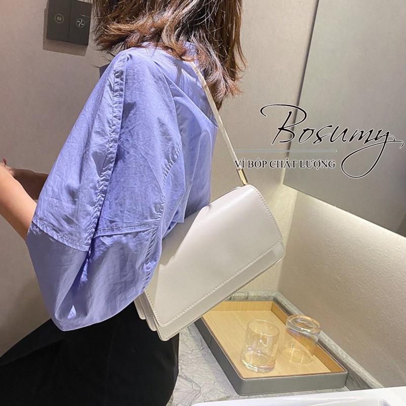 Túi đeo vai nữ kẹp nách da trơn sang chảnh túi xách nữ cao cấp