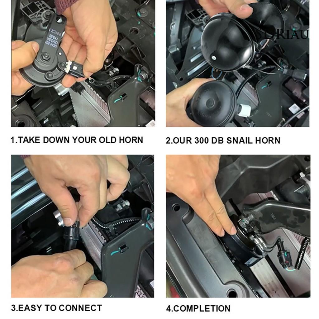1 Cặp Còi Hơi Xe Tải 300db
