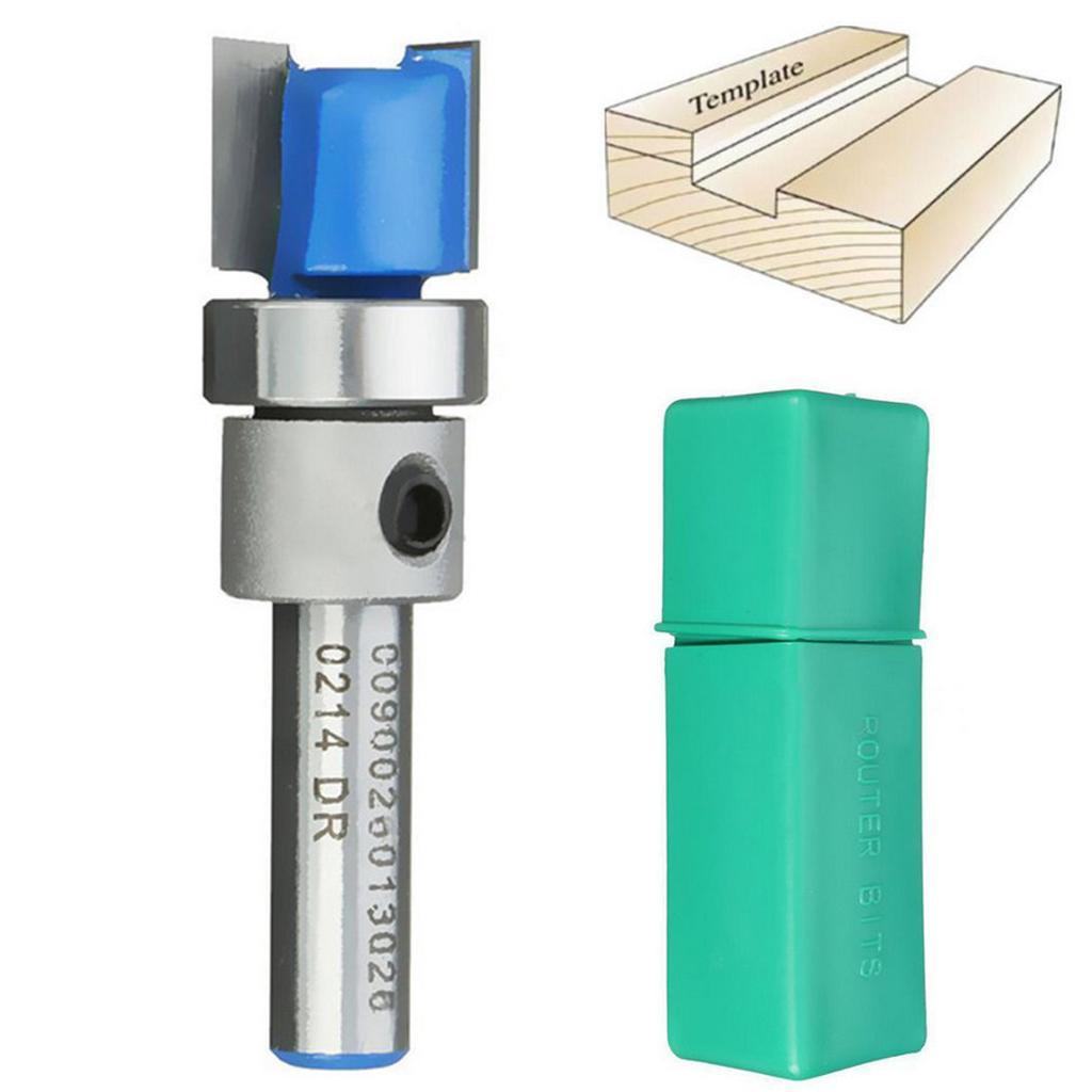 Straight Flute Flush Trim Pattern Router Bit Cutter Top Bearing Woodworking