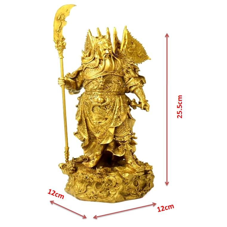 Tượng quan công Vân Trường bằng đồng thau