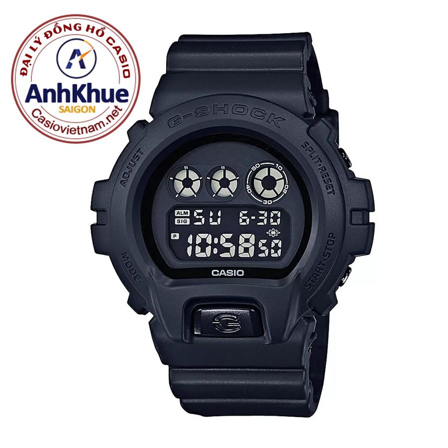 ĐỒNG HỒ NAM CASIO G-SHOCK DW-6900BB-1DR Phiên bản Đen Đặc Biệt - Đèn cực tím phát quang