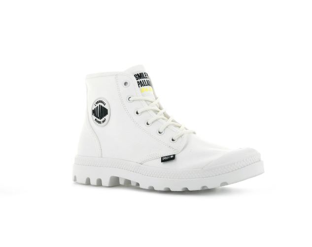 Giày Palladium Pampa Hi X Smiley Be Kind Vegan 77079-116-M