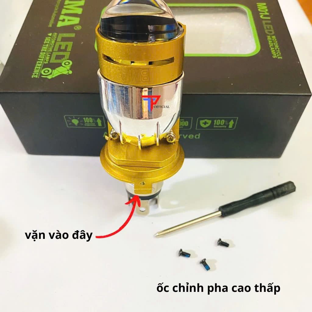 Đèn Pha LED Bi Cầu MJ01 Mẫu Mới Có Pha LAZE Siêu Sáng Cho Ô Tô, Xe Máy 12V–80V | Hàng VIP Cực Chất