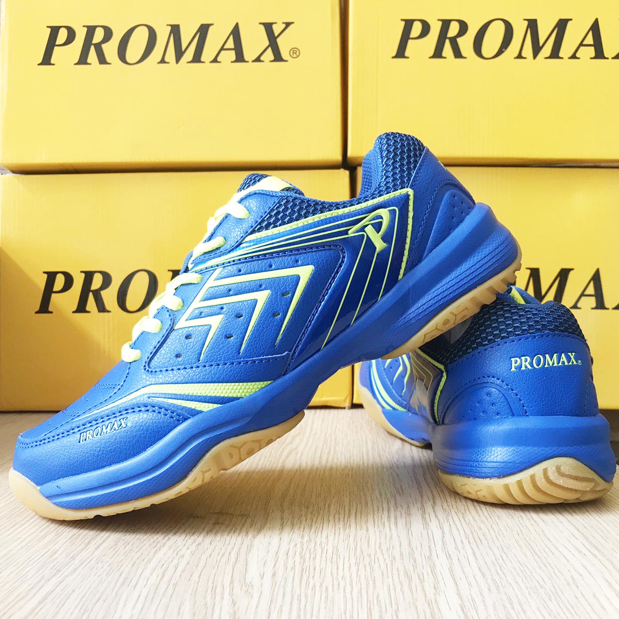 Giày cầu lông nam nữ  Promax  PR19003 CHÍNH HÃNG màu xanh dương