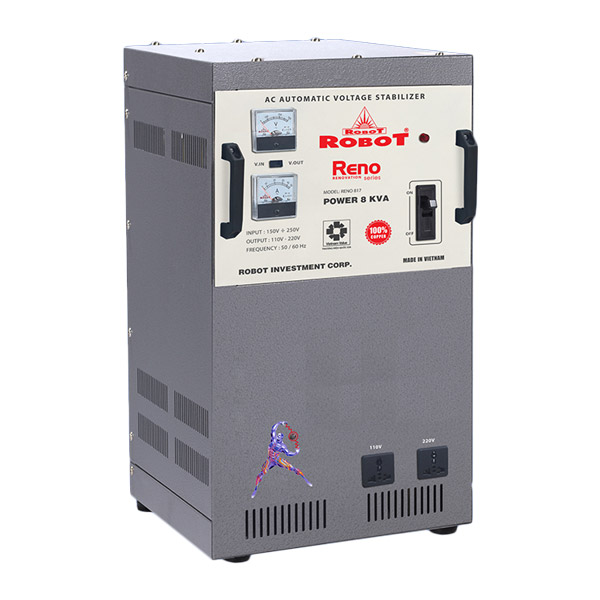 Ổn áp Robot 1 pha Reno 8KVA – Hàng chính hãng