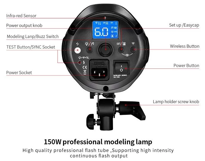 ĐÈN FLASH JINBEI DPE 600 II HÀNG CHÍNH HÃNG