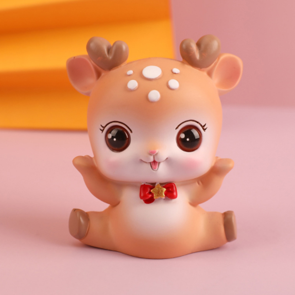Bộ 04 chú Hươu con màu nâu đáng yêu