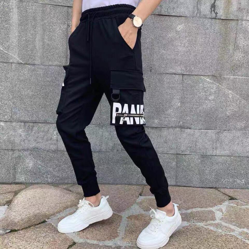 Quần Jogger Kaki Nam Khóa Túi Phong Cách Hàn Quốc có ảnh thật ở cuối - Hany Shop