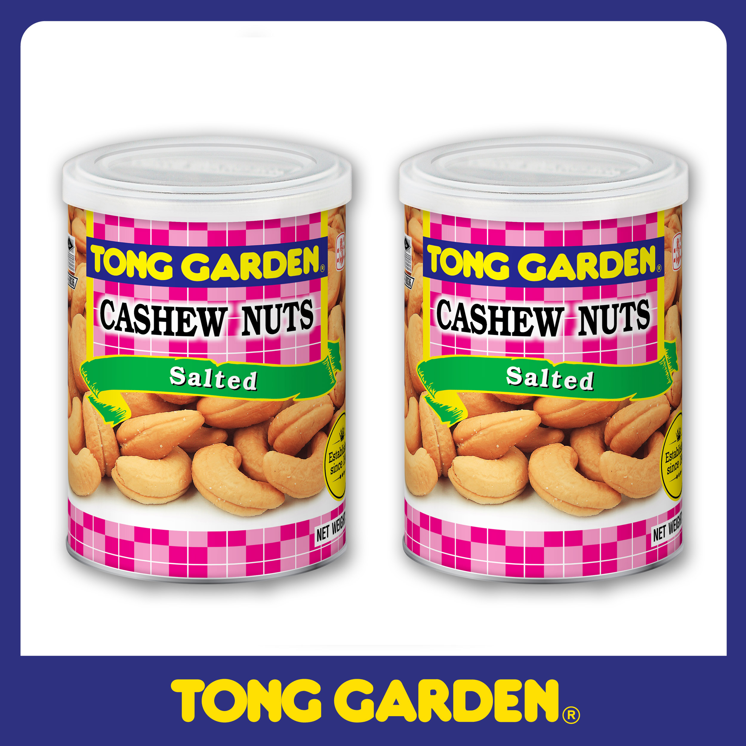 HẠT ĐIỀU RANG MUỐI TONG GARDEN LON 150G