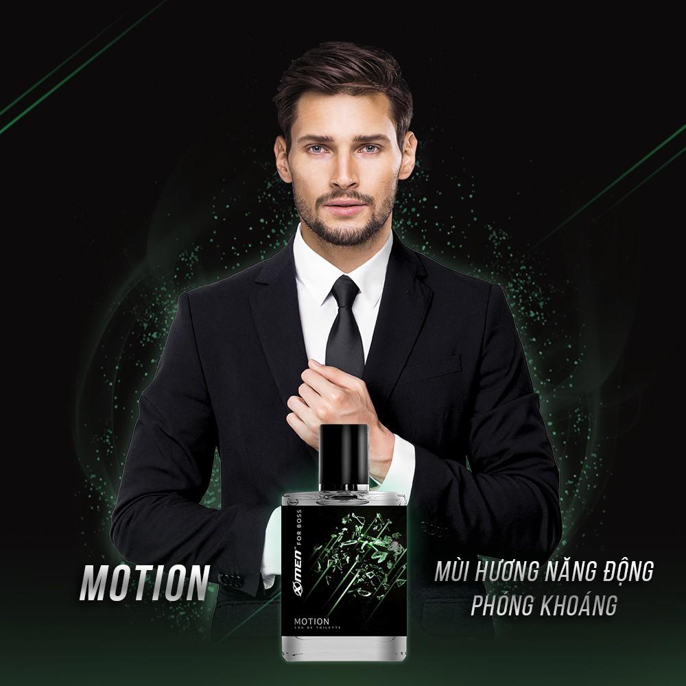 Nước hoa EDT X-Men for Boss Motion 49ml - Mùi hương năng động phóng khoáng