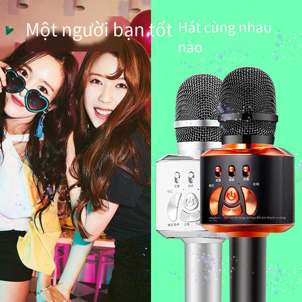 Bộ phân tần kiểu dáng mới nhất dành riêng cho micro động micro âm thanh bluetooth không dây tích hợp phát sóng trực tiếp karaoke kho tàng trung tính