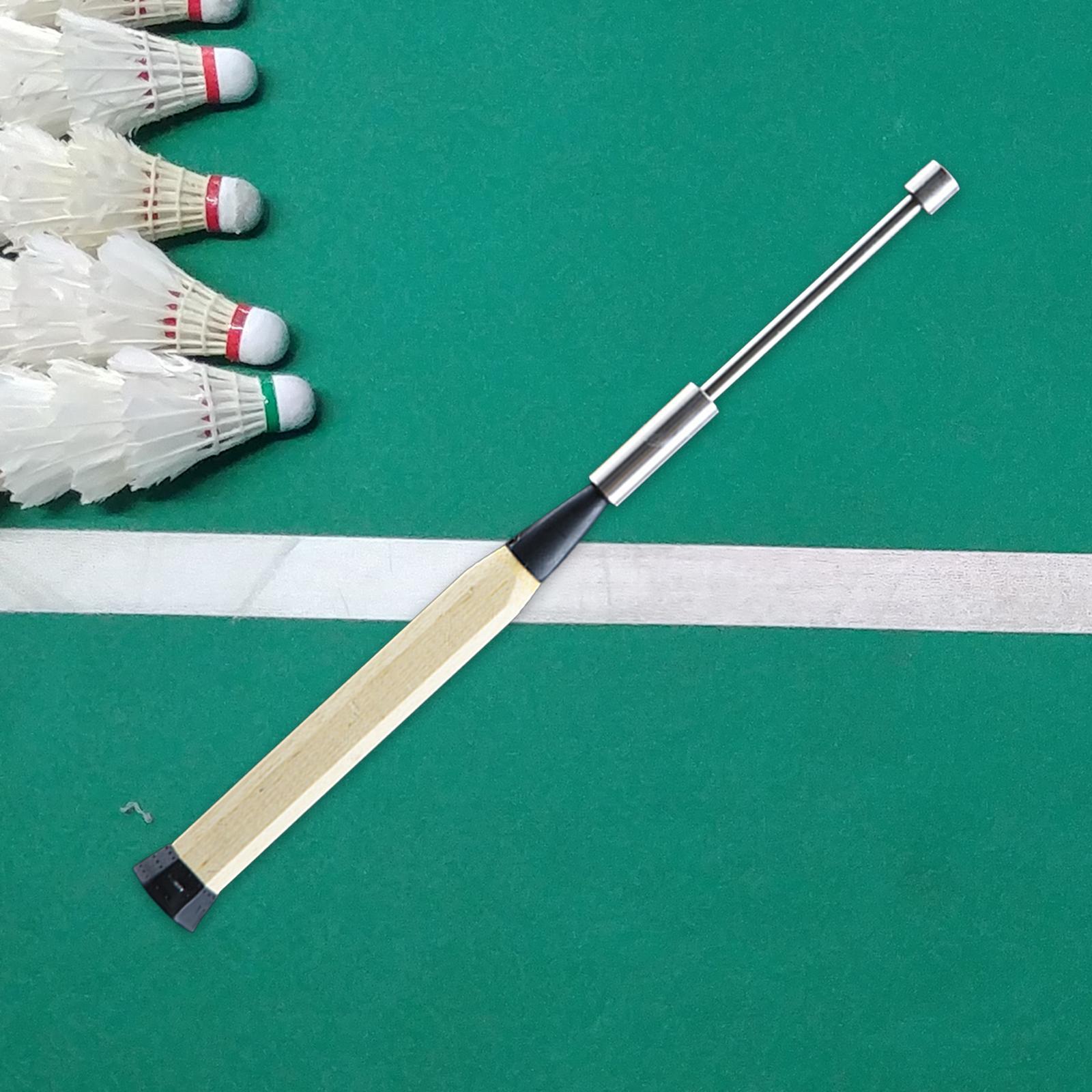 Badminton Racket Swing Trainer Practical Portable Badminton Trainer for Kids Adults Force Trainer Rod Badminton Swing Training Aid for Power