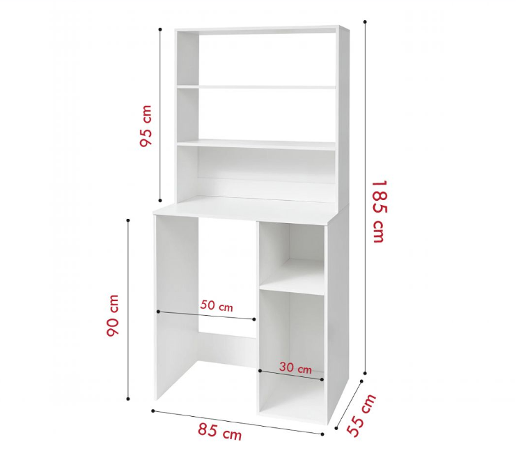 Tủ bếp gỗ MDF đa năng TBSL85 Tundo Dài 85cm x Rộng 55cm x Cao 185cm