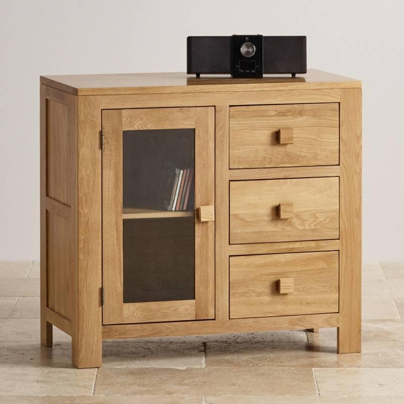 Tủ Trữ Đồ Oakdale Cánh Kính Gỗ Sồi Ibie BSCDALGO