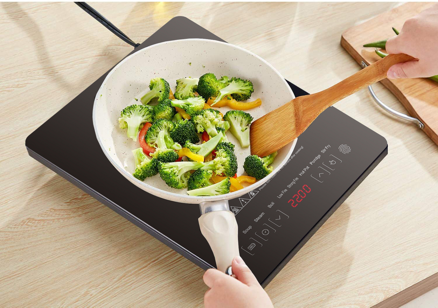 [MUA BẾP TẶNG NỒI] Bếp Từ Đơn Kopper KP01DN - Công Suất 2600W - Hàng Nhập Khẩu