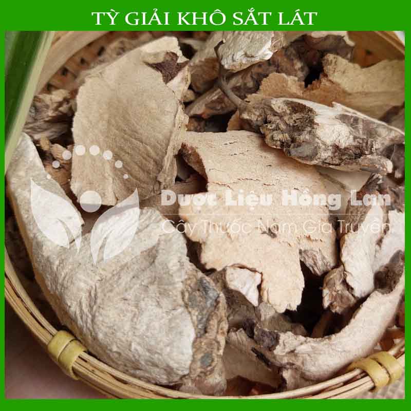 [THƯỢNG HẠNG] 500g Tỳ Giải sấy khô loại 1 - (loại to, thơm, trắng, không chất bảo quản)