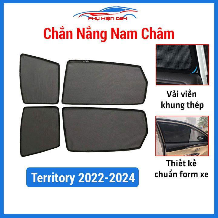 Bộ rèm che nắng ô tô nam châm theo xe Territory 2022-2023-2024 chắn nắng tốt, lắp đặt đơn giản, tiện lợi